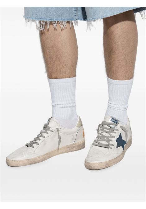 sneakers ballstar in bianco golden goose - uomo GOLDEN GOOSE | GMF00117F00757111660